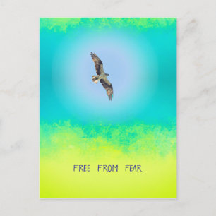 Free from fear. Glory to Ukraine Holiday Postcard