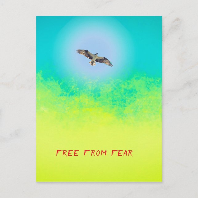 Free from fear. Glory to Ukraine Postcard (Front)