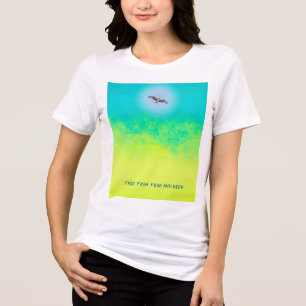Free from fear. Glory to Ukraine Tri-Blend Shirt