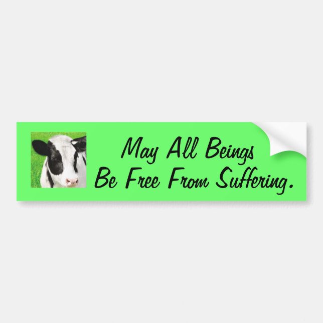 Free From Suffering Bumper Sticker (Front)