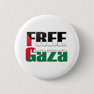 Free Gaza 6 Cm Round Badge