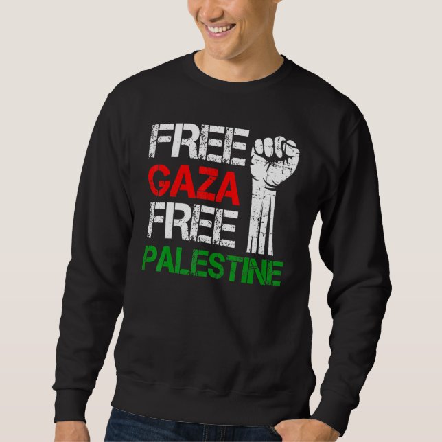 Free Gaza Free Palestine Sweatshirt (Front)