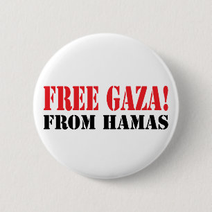 Free GAZA From HAMAS 6 Cm Round Badge