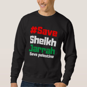 Free Gaza Palestine Flag Arabic Sweatshirt
