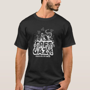Free Gaza Palestine - Octopus Illustration T-Shirt