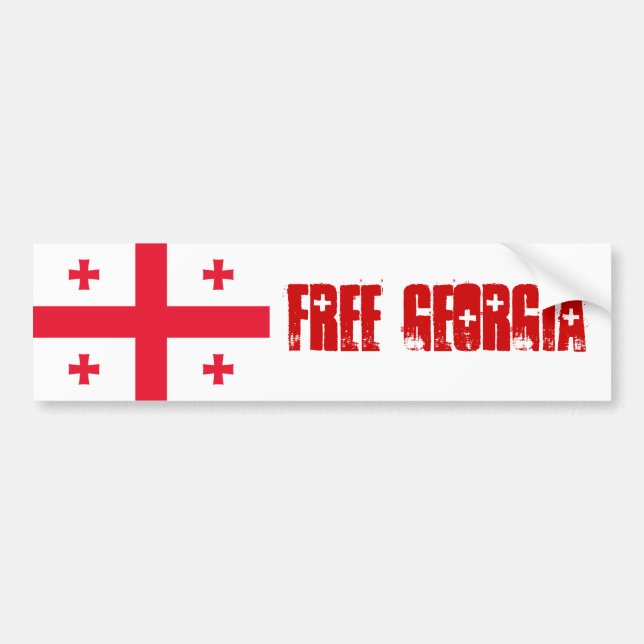 FREE GEORGIA BUMPER STICKER (Front)