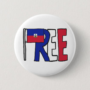 Free Haiti 6 Cm Round Badge