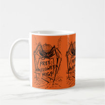 Free Halloween Hugs jack o lantern spider