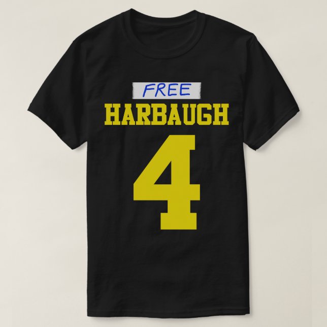 Free Harbaugh T-Shirt (Design Front)