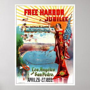 Free Harbour Jubilee 1899 Poster