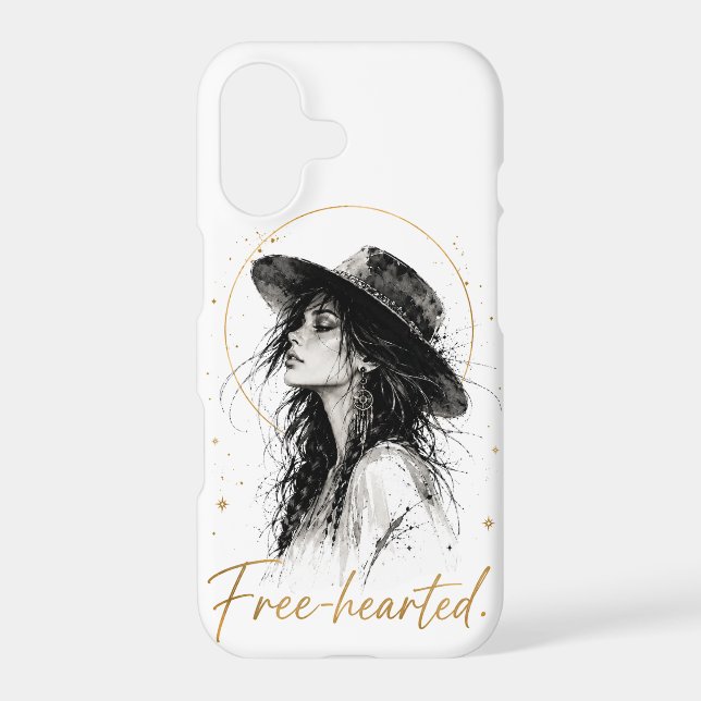 Free-hearted. Special Edition Boho Phone Case (Back)