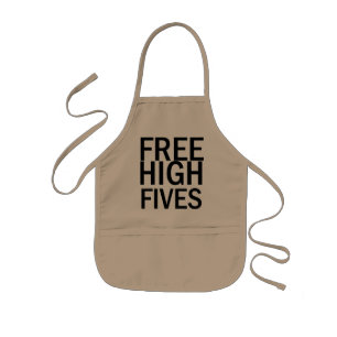 Free High Fives Kids Apron