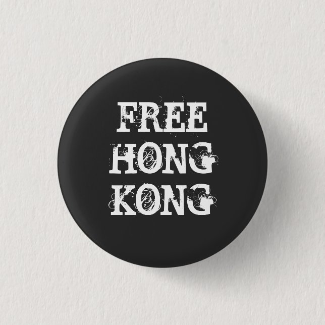 FREE HONG KONG BUTTON (Front)
