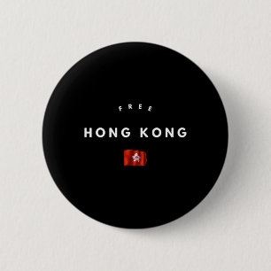 Free Hong Kong Democracy Now #freehongkong #saveho 6 Cm Round Badge
