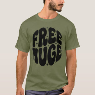 Free huge text typography design with sparkles T-Shirt