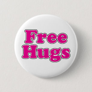 Free Hugs 6 Cm Round Badge