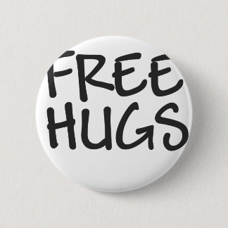 Free Hugs 6 Cm Round Badge
