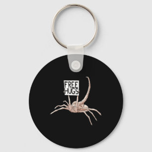 Free Hugs Alien Vintage Design For Men Women Girl Key Ring