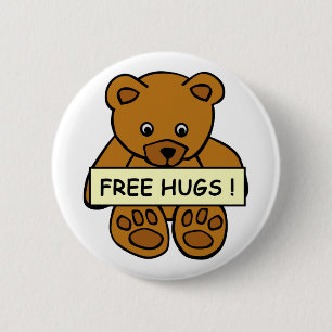 Free Hugs button