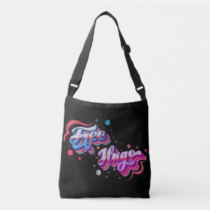 Free Hugs - Deluxe Purple Mix Edition Crossbody Bag