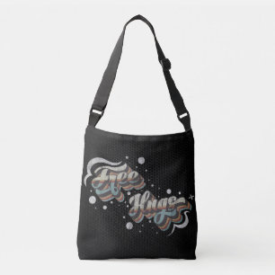 Free Hugs - Deluxe Washed White Mix Edition Crossbody Bag