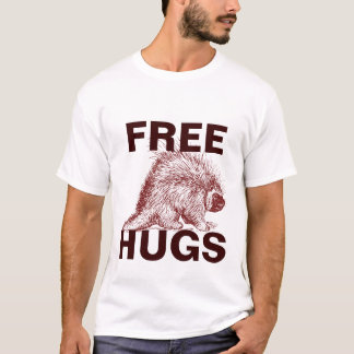 Free Hugs (from a porcupine) Vintage look T-Shirt