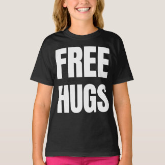 Free Hugs Girls American Apparel Raglan Sweatshirt T-Shirt