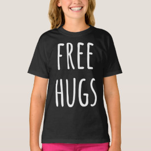 Free Hugs Girls American Apparel Raglan Sweatshirt T-Shirt