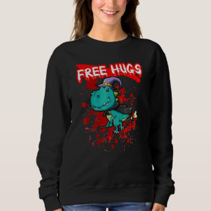 Free Hugs Halloween Sarcasm Scary Creepy Costume H Sweatshirt