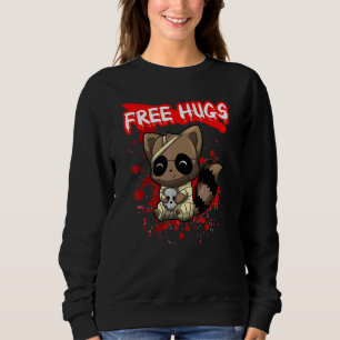 Free Hugs Halloween Sarcasm Scary Creepy Costume H Sweatshirt
