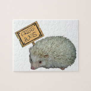 Free Hugs Hedgehog Jigsaw Puzzle