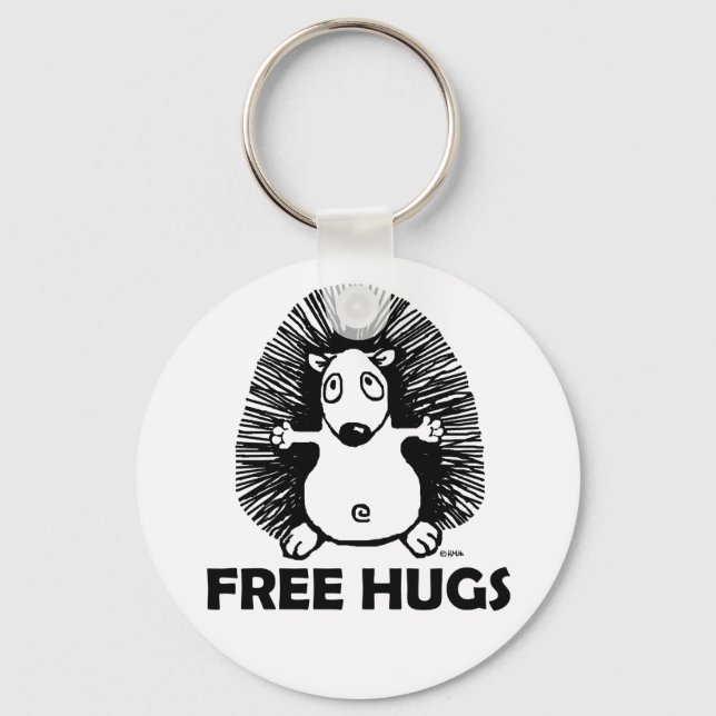 Free hugs key ring (Front)