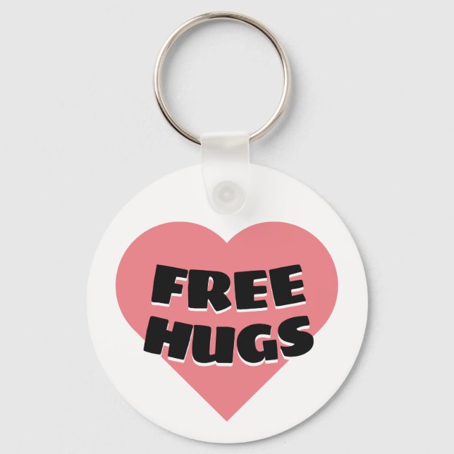 Free Hugs Key Ring (Front)