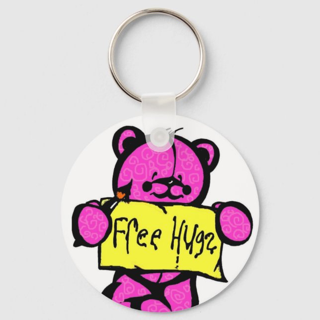 Free Hugs Keychain (Front)