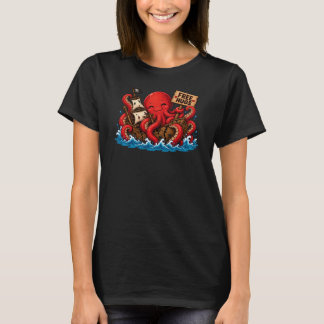 Free Hugs Kraken! Cute DND Sea Monster T-Shirt
