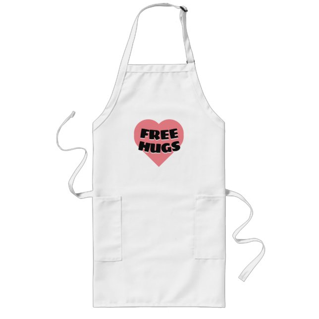 Free Hugs Long Apron (Front)