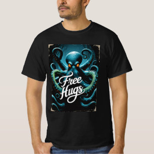 Free Hugs Octopus Squid Pro Hug T-Shirt