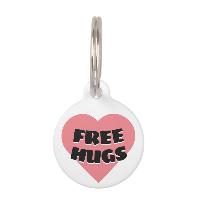Free Hugs Pet Tag (Front)