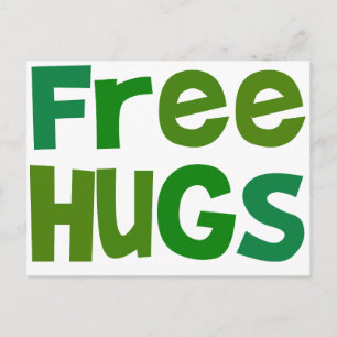 Free Hugs Postcard