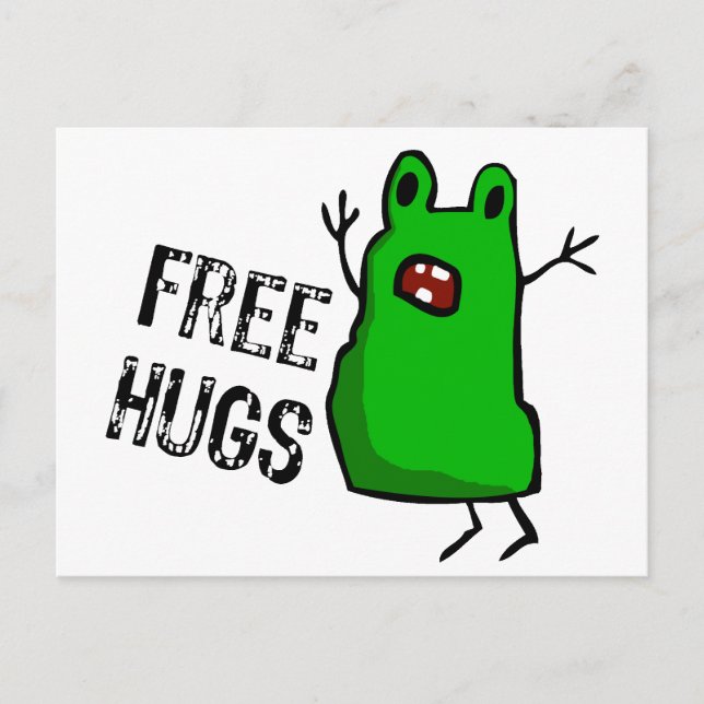 Free Hugs Postcard (Front)