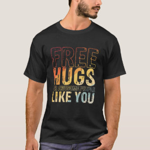 Free Hugs Saying Hug Awesome Festival 2 T-Shirt