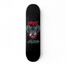Free Hugs Scary Clown Face