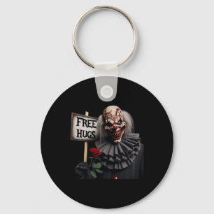 Free Hugs Scary Clown Valentine Halloween Horror 1 Key Ring