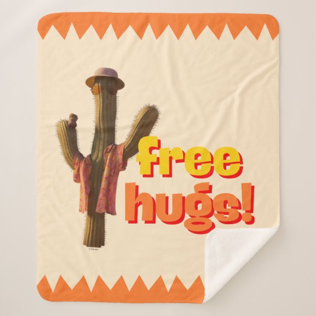 Free Hugs! Sherpa Blanket (Front)