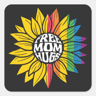 Free hugs! square sticker