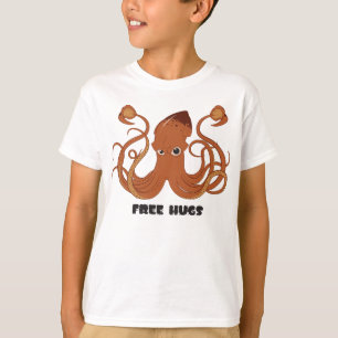 Free Hugs Squid Kid's Sweatshirt T-Shirt