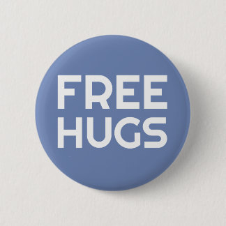 Free Hugs Standard, 2¼ Inch Round Button