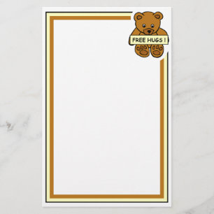 Free Hugs stationary, customisable Stationery
