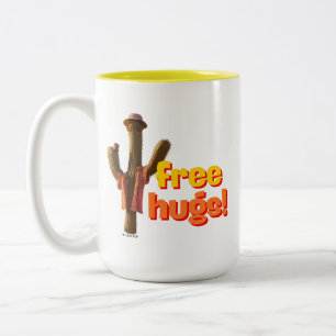 Free Hugs! Two-Tone Coffee Mug