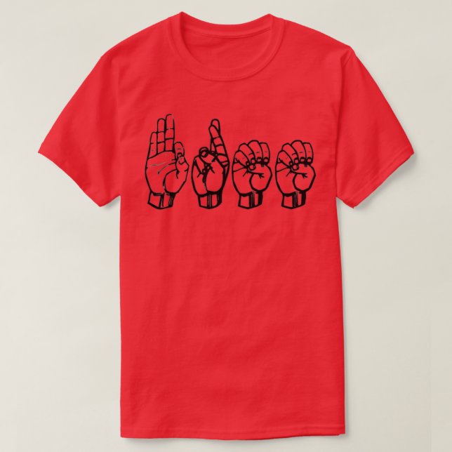 Free in ASL T-Shirt (Design Front)